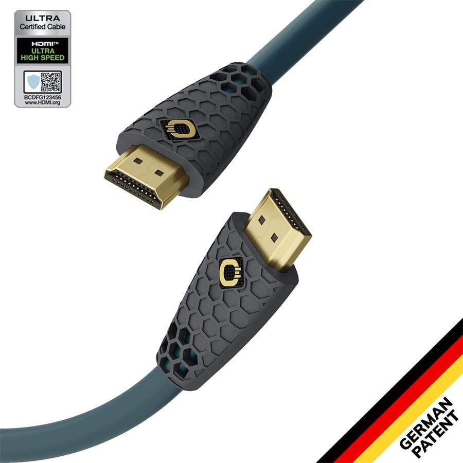 Oehlbach FLEX EVOLUTION UHD HDMI 3 0M HDMI kabel Blauw