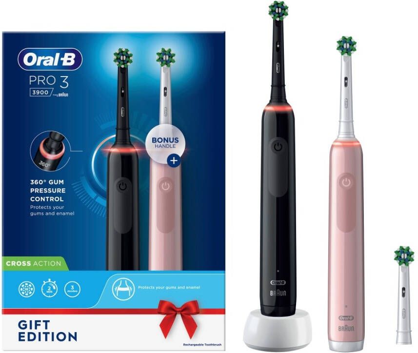 Oral B Pro 3 3900N Tandenborstel Zwart