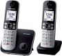 Panasonic DECT KXTG6852NLB Duo Zwart | Smartphones tablets en meer | 5025232730902 - Thumbnail 2