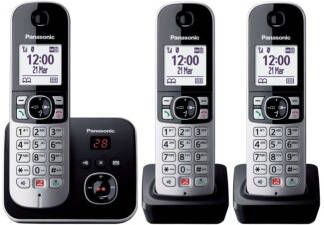 Panasonic DECT Trio KX-TG6863NLB | Smartphones tablets en meer | 5025232731022