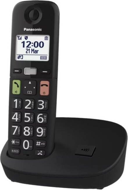 Panasonic DECT KX-TGU110EXB Mono Zwart | Smartphones tablets en meer | 5025232964161