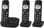 Panasonic DECT KX-TGU133EXB Trio Zwart | Smartphones tablets en meer | 5025232964246 - Thumbnail 1