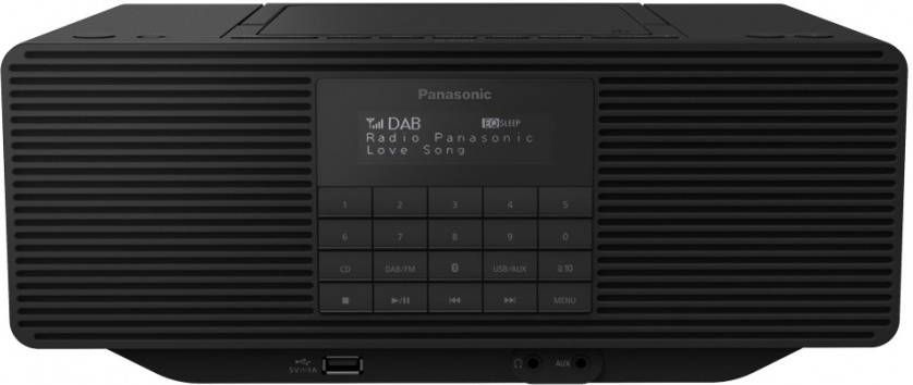 Panasonic Radio RX-D70BTEG-K zonder treeplank walnootkleurig eikenfineer