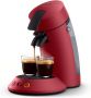 Philips Senseo Original Plus CSA210 90 Koffiepadmachine voor max 2 Kopjes Koffie Exclusief Koffiepads Rood - Thumbnail 3