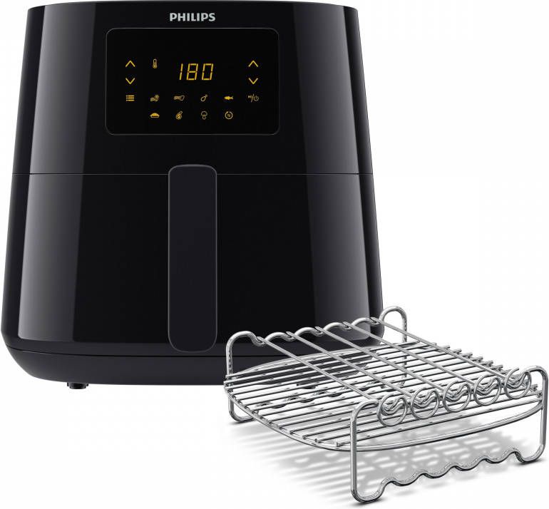 Philips Airfryer Essential 3000 Series HD9270 96 6 2 liter (XL) Heteluchtfriteuse Warmhoudfunctie 14 in 1 kookfuncties Met spiesjes & grillrooster - Foto 4