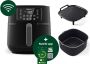 Philips Airfryer Connected 5000 Series HD9285 96 7 2 liter (XXL) Heteluchtfriteuse 16 programma's Quickclean Met bakvorm & grillplaat - Thumbnail 2