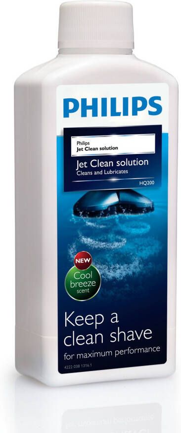 Philips Reinigingsmiddel voor elektrisch scheerapparaat Jet Clean HQ200 50 Voor een grondige reiniging van je scheerkoppen (1 stuk)