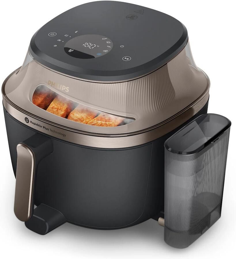 Philips 5000-serie met stoomfunctie NA547 07 Airfryer Zwart