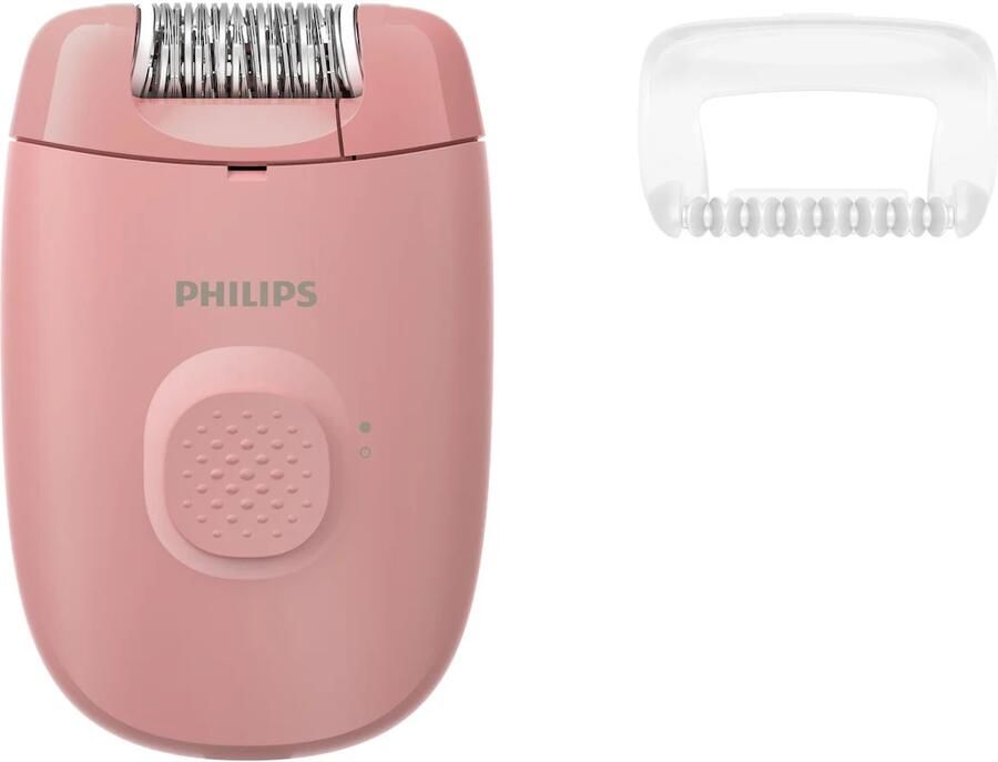 Philips Epilator Series 2000 met massagekapje – langdurig haarvrij – soft blossom – Met snoer – BRE227 00