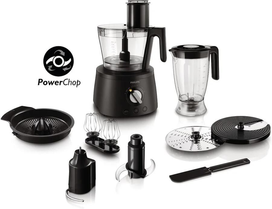 Philips HR7776 90 Robot Avance Zwart | Food processors | Keuken&Koken Keukenapparaten | HR7776 90