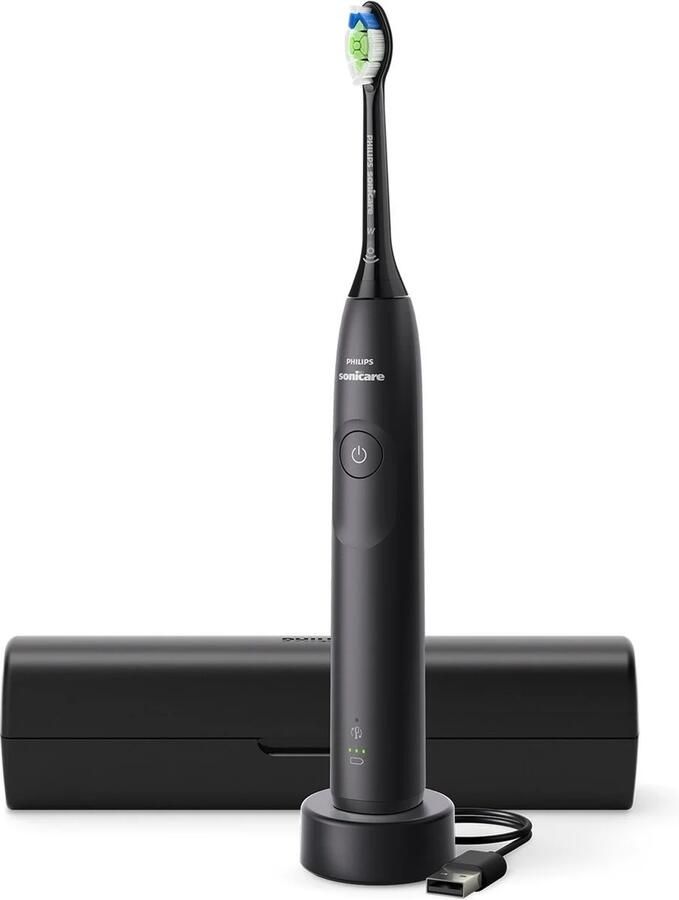 Philips Sonicare 5300 Series Elektrische Tandenborstel Zwart Reisetui Wittere tanden HX7101 02 - Foto 2