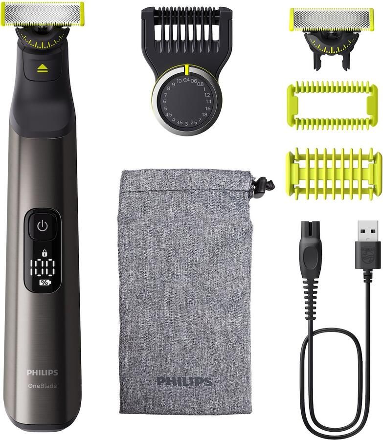 Philips OneBlade Pro 360 Face & Body QP6552 15 trimmer scheerapparaat en styler