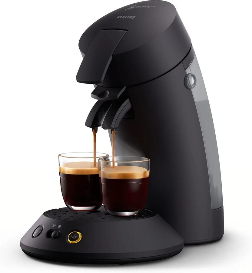 Philips Senseo Original Plus CSA210 60 Koffiepadmachine voor max 2 Kopjes Koffie Exclusief Koffiepads Diepzwart - Foto 2