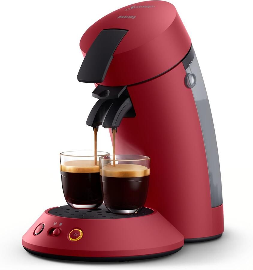 Philips Senseo Original Plus CSA210 90 Koffiepadmachine voor max 2 Kopjes Koffie Exclusief Koffiepads Rood - Foto 3
