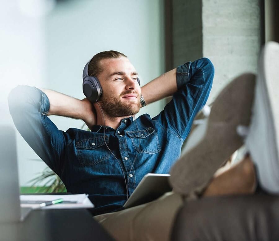 Philips tah2005bk stereokoptelefoon lichtgewicht hoofdband 40 mm luidsprekers zachte kussentjes zwart