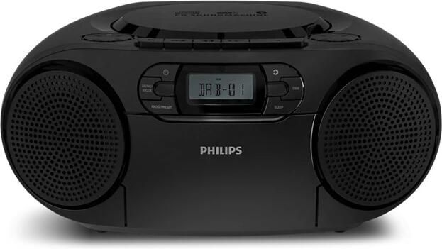 Philips TAZ2500 DAB radio Zwart