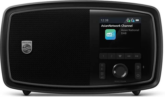 Philips The Janet TAV2000DB 00 DAB radio Zwart