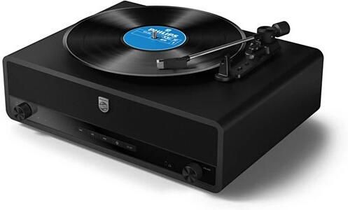 Philips The Stevie TAV3000B 10 Retro Bluetooth Platenspeler - Foto 3