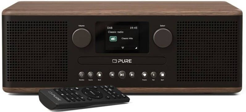 Pure Classic C-D6 Zwart Walnoot | Radio s | 0759454301354