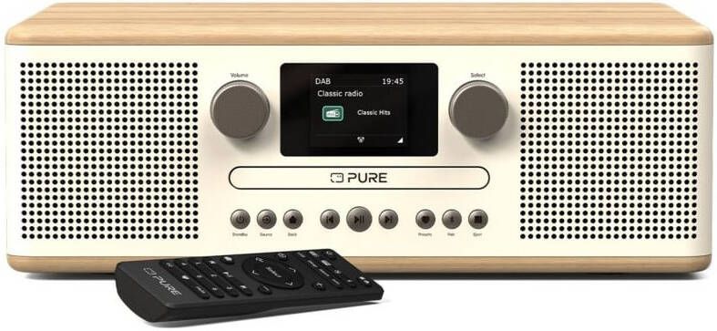 Pure Classic C-D6 Wit Eik | Radio s | 0759454301347