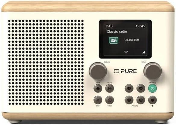 Pure Classic H4 Wit Eik | Radio s | 0759454301323