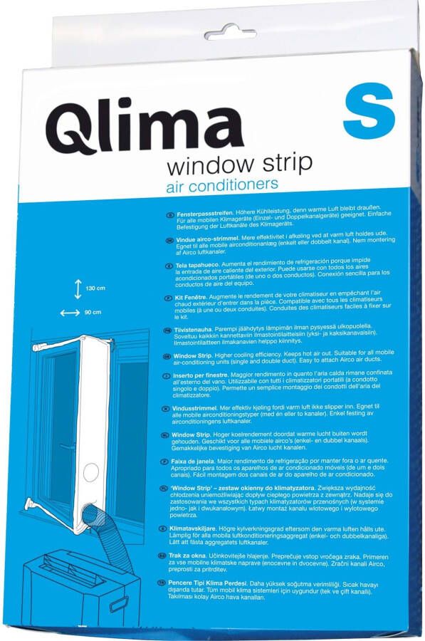 Qlima Window fitting KIT Small Klimaat accessoire Wit