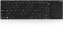 Rapoo E2710 Wireless Multimedia Touchpad Keyboard zwart - Thumbnail 1