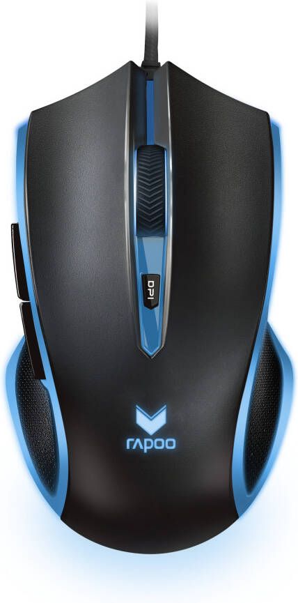 Rapoo V20S Gaming Optical Mouse Muis Zwart
