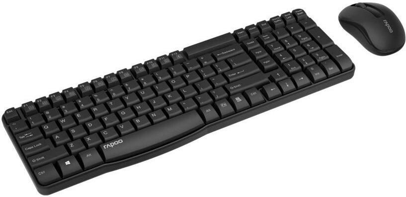 Rapoo X1800S Draadloze Combo-set Toetsenbord Zwart