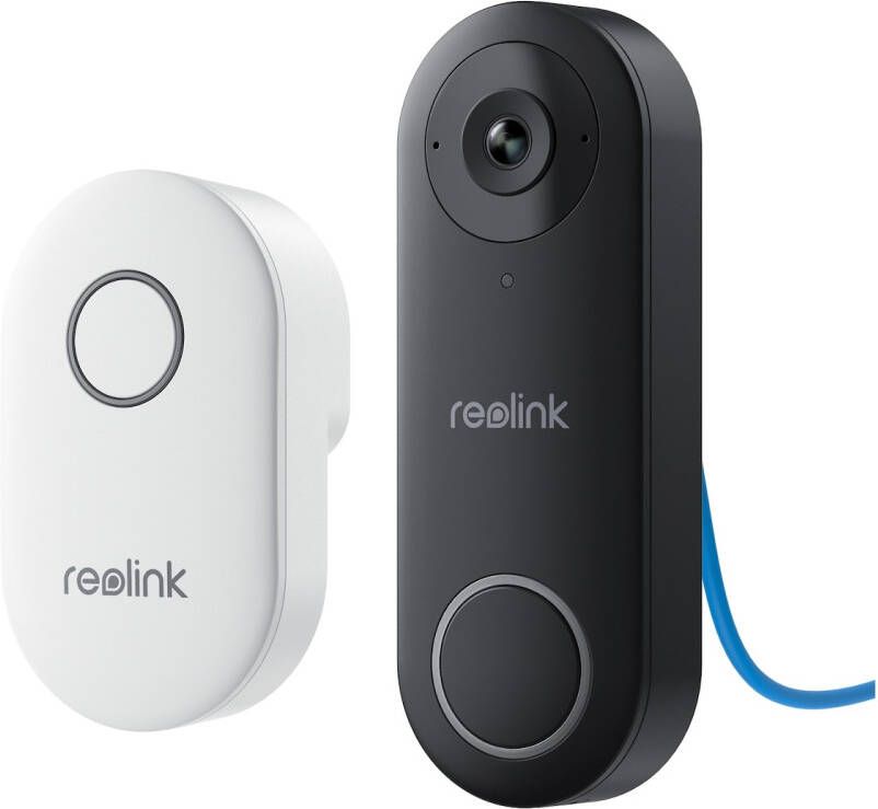 Reolink D340P 5MP bedrade videodeurbel met bel PoE persoonsdetectie tweewegaudio IP-camera