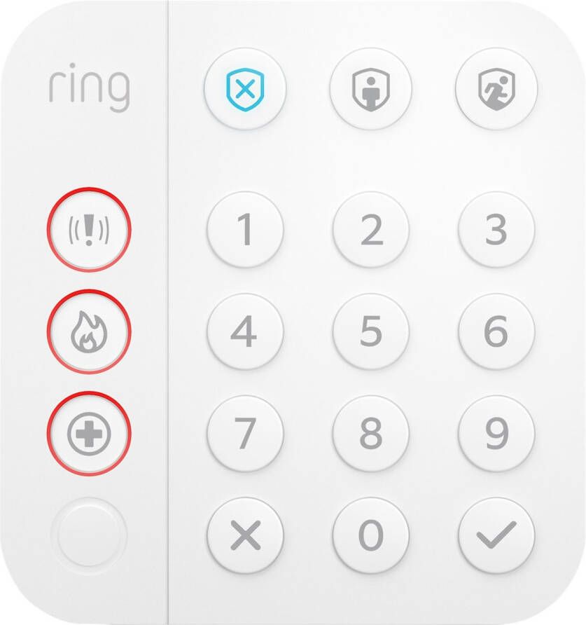 Ring Alarm Keypad 2nd Gen Inbraakbeveiliging Wit