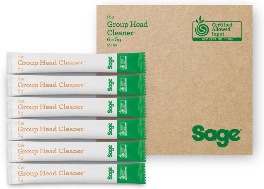 Sage Organic Espresso-reiniger SCC201NEU0ZEU1 6-pack Koffie accessoire