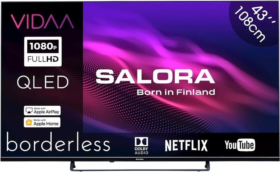 Salora QLED43FV1 QLED 4K Smart TV