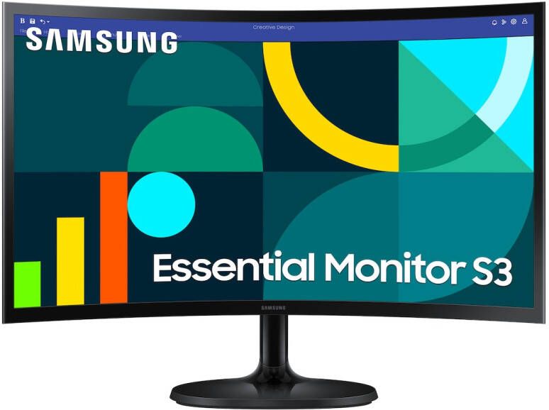 Samsung Essential Monitor S36GD FHD Monitor Zwart