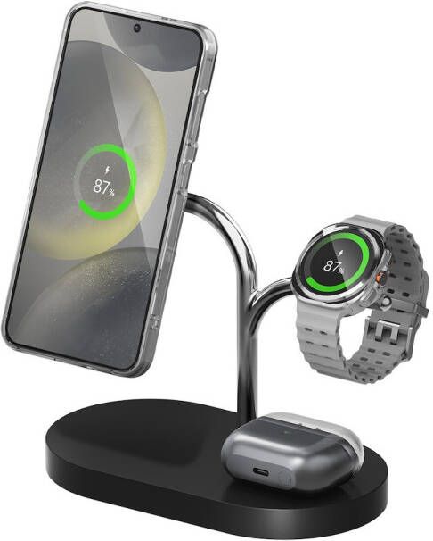 Samsung Galaxy PA Wireless Charger 3in1 Oplader Zwart