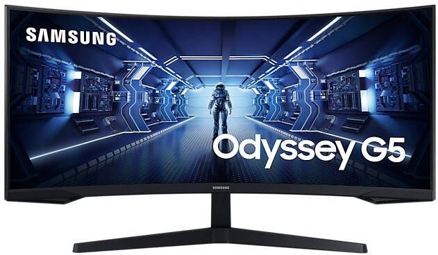 Samsung Odyssey G5 Gaming Monitor (LC34G55TWWRXEN) Monitor Zwart