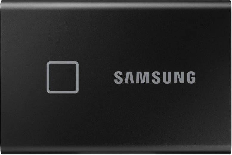 Samsung externe ssd t7 touch usb type c kleur zwart 500 gb
