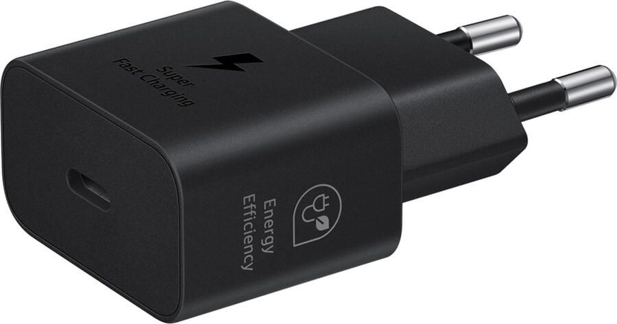 Samsung 25W Power Adapter met USB-C naar USB-C kabel Oplader Zwart