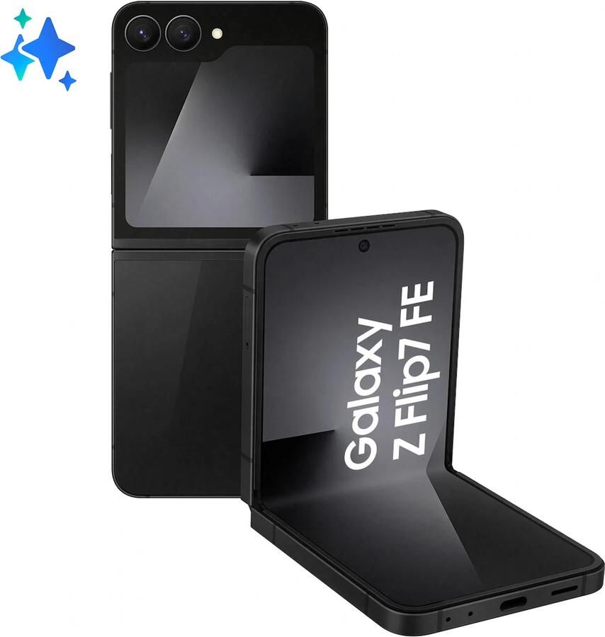 Samsung Galaxy Z Flip 7 FE 256GB 5G Smartphone Zwart
