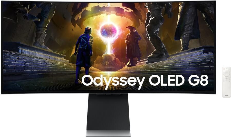 Samsung Odyssey OLED G8 LS34DG850SUXEN | Quad HD Monitoren | 8806095688060 - Foto 2