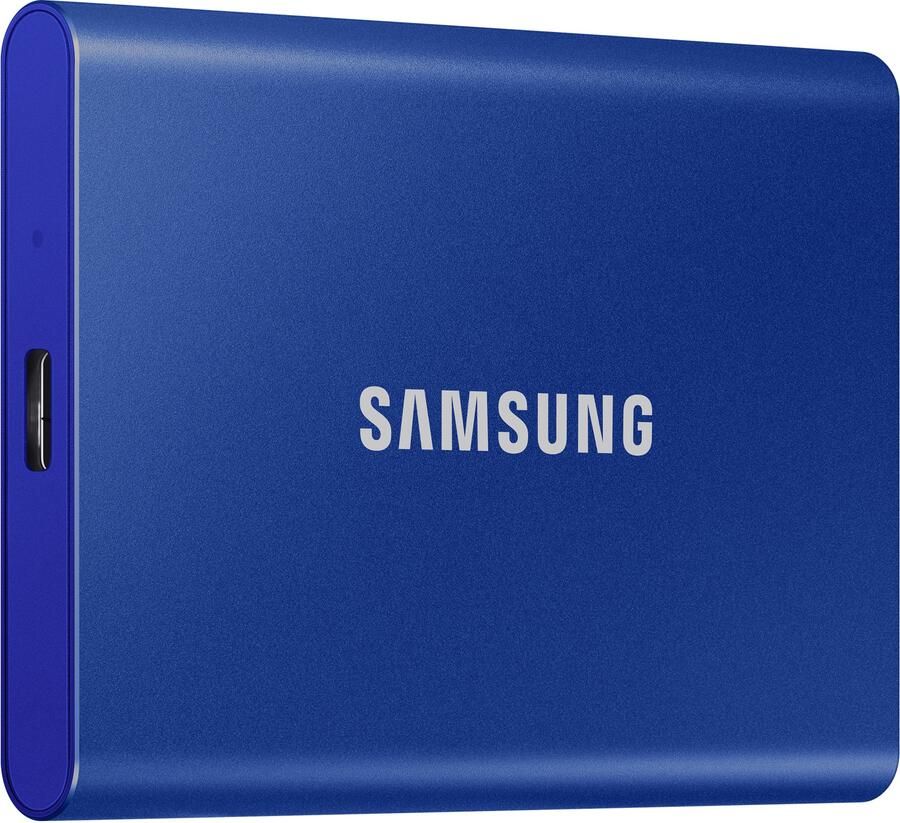 Samsung T7 Portable 1TB Blauw | Externe SSD's | 8806090312410