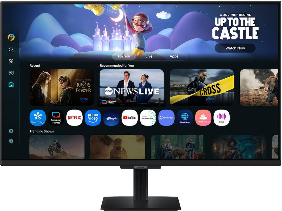 Samsung Smart Monitor M5 M50D FHD LS32FM500EUXEN Monitor Zwart