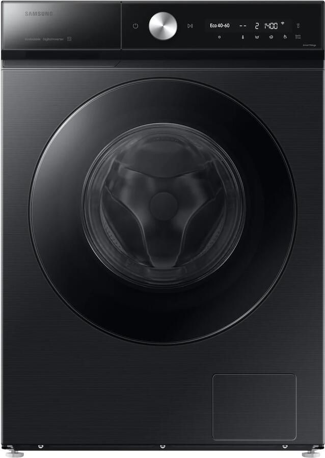 Samsung 8000 serie Wasmachine WW90DB8U95GBU3 A label 9Kg Zwart AI wash Super speed - Foto 2