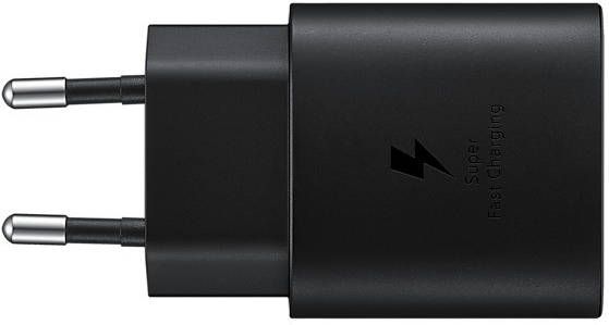 Samsung 25W Oplader Fast Charging adapter USB-C excl. kabel Oplader Zwart