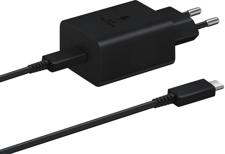 Samsung USB-C Lader 45W Zwart EP-T4510XBEGEU | Opladers | Telefonie&Tablet Batterijen&Laders | 8806092861473