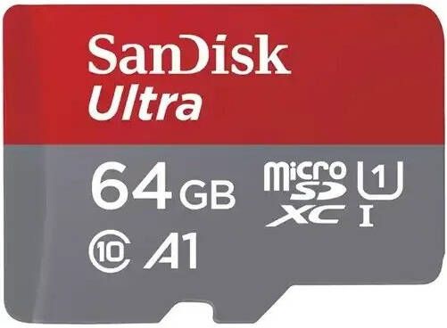 SanDisk MicroSDXC Ultra 64GB Class 10 140MB s +SD-Adapter voor Chromebooks Micro SD-kaart