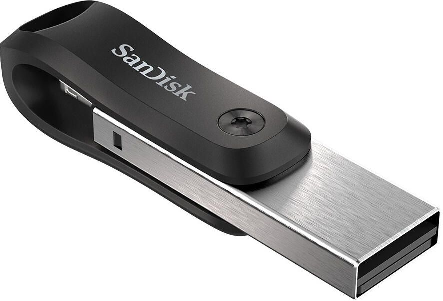 SanDisk iXpand Go Flash Drive 3.0 128GB USB-sticks Grijs