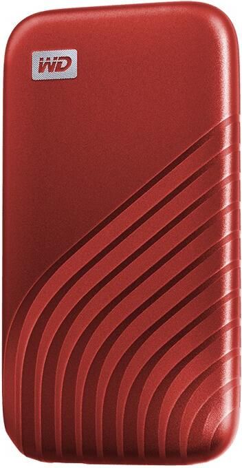 Western Digital WD My Passport SSD (v3) 1TB Rood | Externe SSD's | 0619659184025