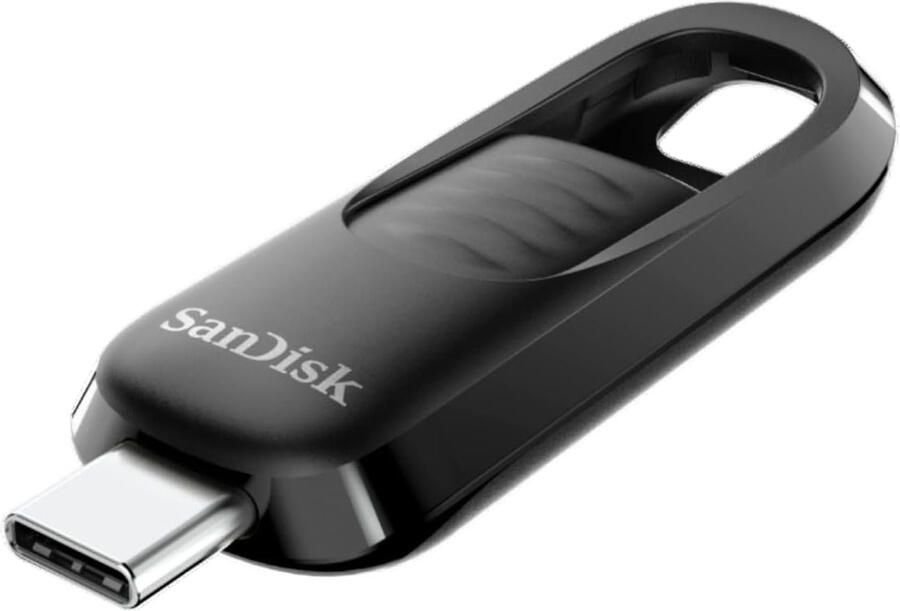 SanDisk ULTRA SLIDER 64GB USB 3.2 Gen 1 USB-sticks Zwart