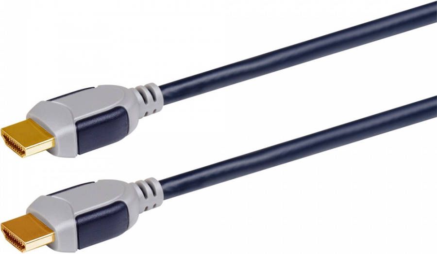 Scanpart High Speed HDMI kabel met Ethernet 3.0m HDMI kabel Zwart